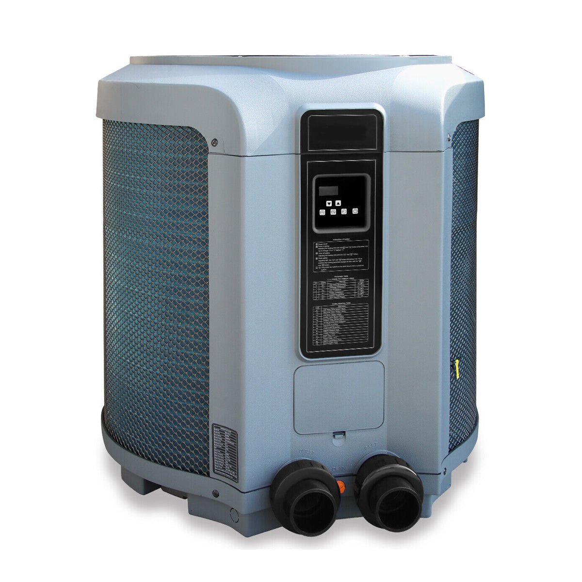 53K BTU Ultra‑Quiet Above Ground Swimming Pool Heater Pump