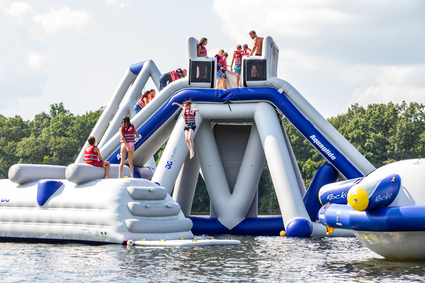 Aquaglide El Jefe Inflatable Water Park