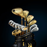 HONMA x Bugatti 5-Star Super Premium Golf Set with clubs and cart bag