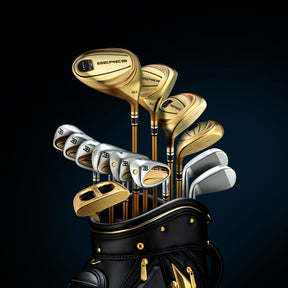 HONMA x Bugatti 5-Star Super Premium Golf Set with clubs and cart bag