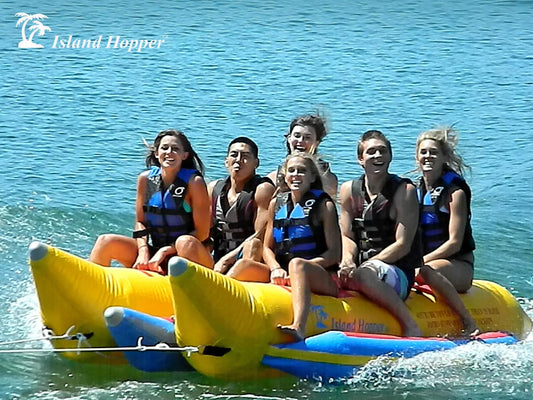 Island Hopper 6 Person Elite Class Side-by-Side Banana Boat Towable Tube