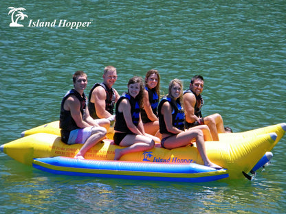 Island Hopper 6 Person Elite Class Side-by-Side Banana Boat Towable Tube