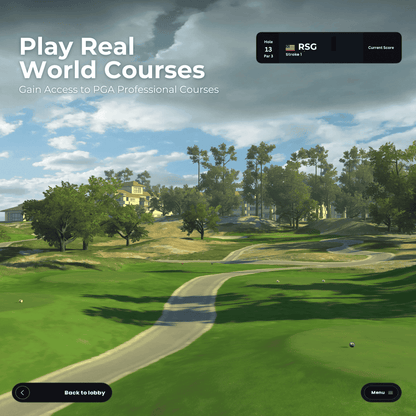Red Stakes Golf RSG One Starter Bundle - Your Complete Home Golf Simulator