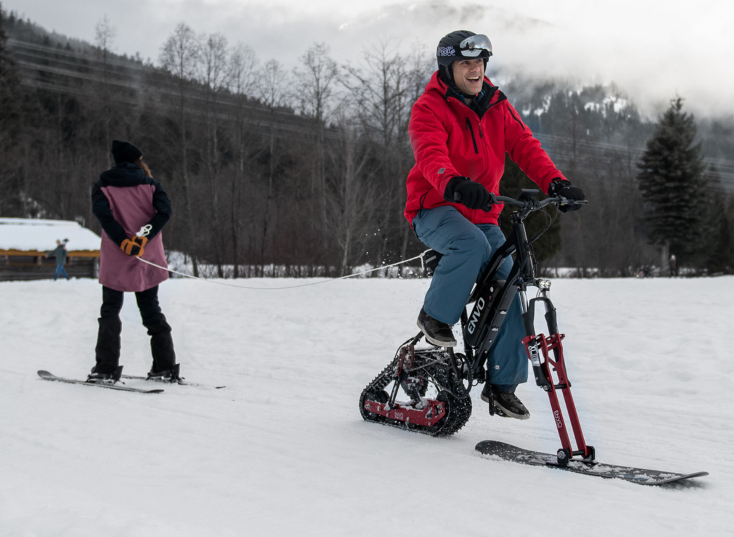 ENVO Flex Electric Snowbike — 1000W Pedal-Assist Winter Performance Bike