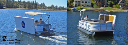 Island Hopper Elite Class Patio Dock 15' x 6' Floating Platform