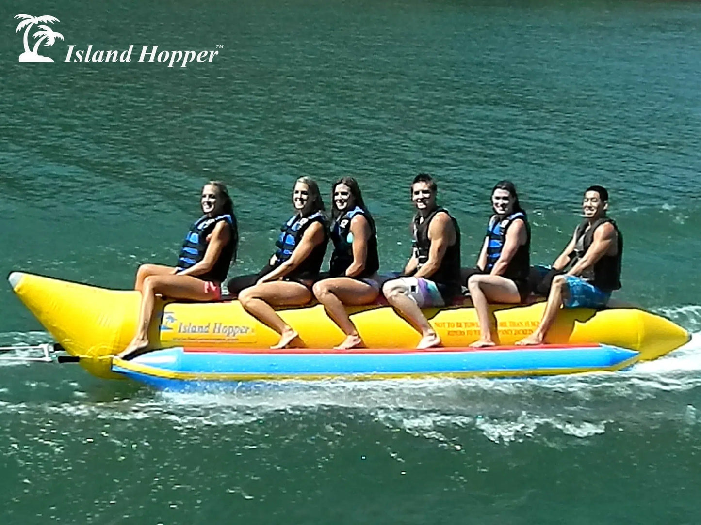 Island Hopper 6 Person Elite Class Inline Banana Boat Towable Tube