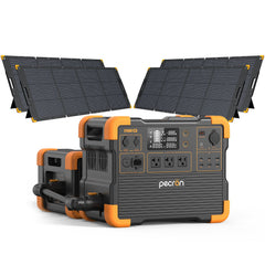 PECRON E1500LFP Solar Generator Kit – 2200W, 1536Wh LiFePO4 Power Station