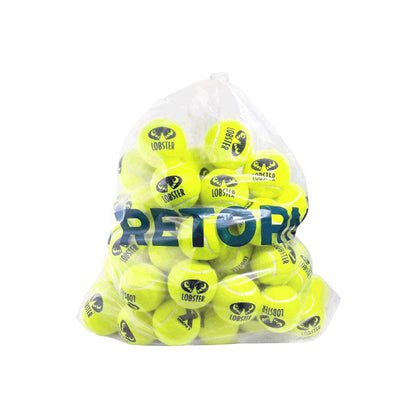 Lobster Micro X Tennis Balls – 72-Pack | Co-Branded Tretorn Micro X for Ball Machines