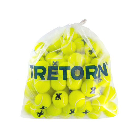 Tretorn Micro X Tennis Balls – Yellow & White, 72-Pack | High-Durability Machine-Ready Balls