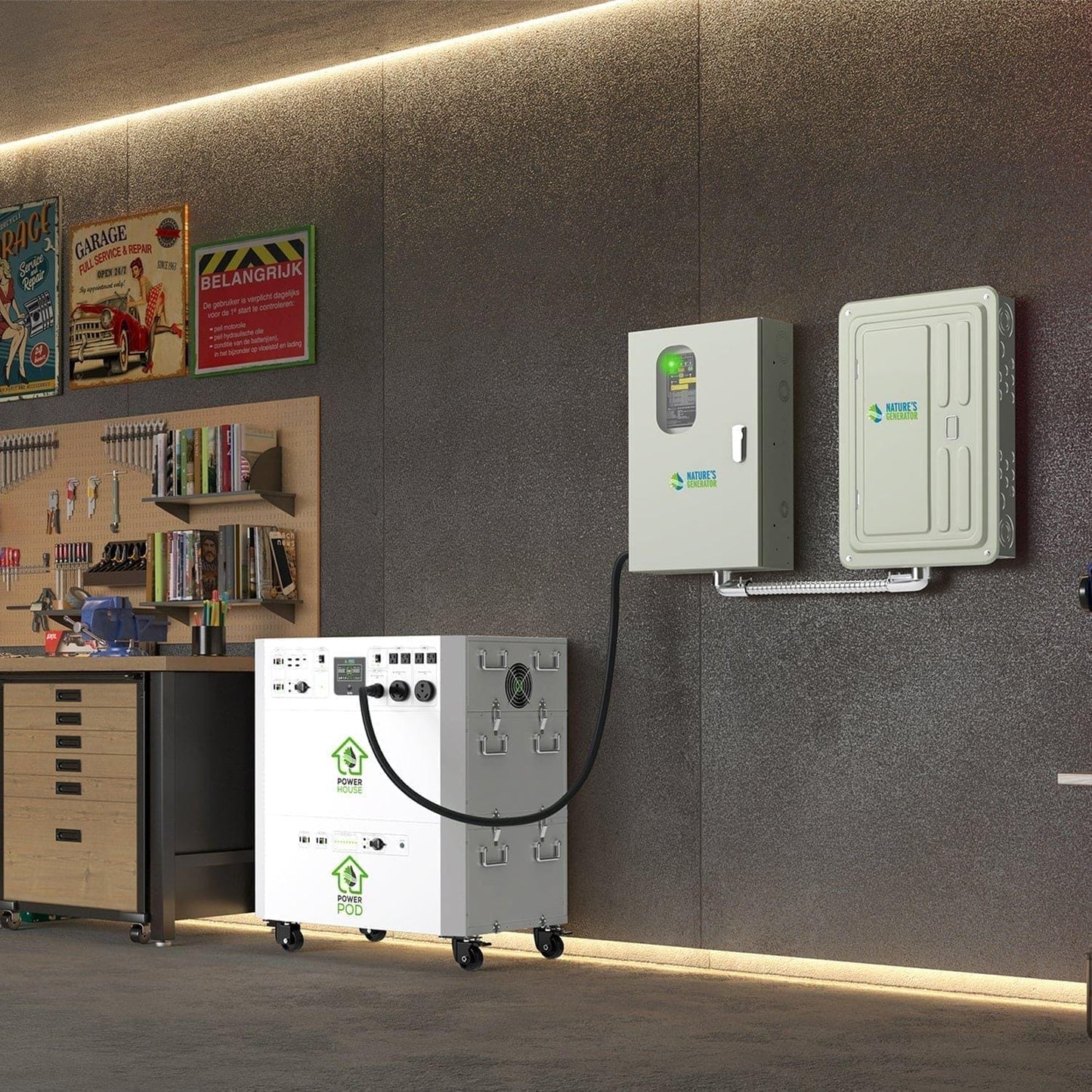 Nature’s Generator 50A Automatic Generator Transfer Switch