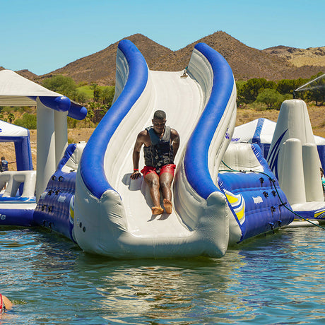 Aquaglide Loki Corner, Dual Entry Luge Slide, Multi-Climb & Cave Feature
