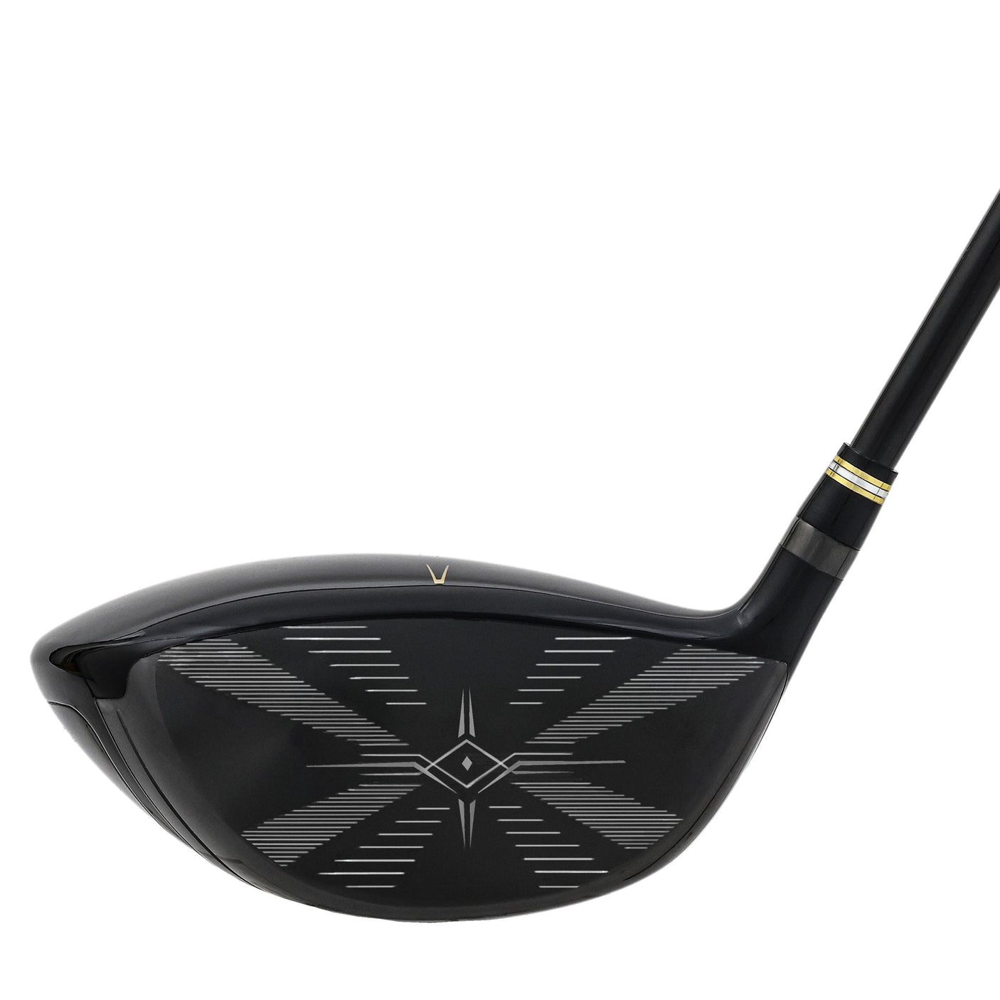 Close-up of BERES Black driver face and sole weighting