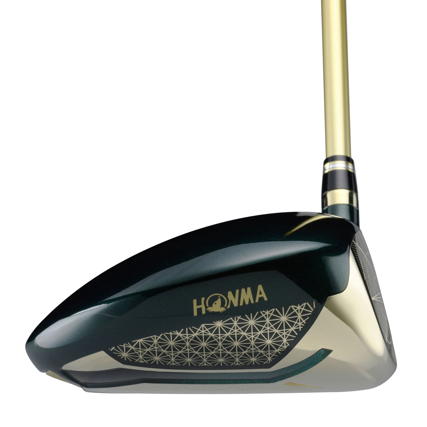 Close-up of Honma BERES Kiriko laser-cut pattern on driver