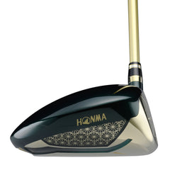 Close-up of Honma BERES Kiriko laser-cut pattern on driver