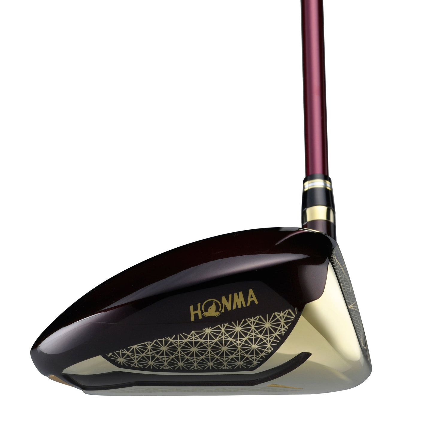Honma BERES 10 Three-Star ladies driver – 24K gold accents, aluminum weight technology