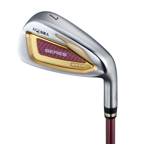  Honma BERES 10 Three-Star ladies iron set #7 through SW – matched forged irons