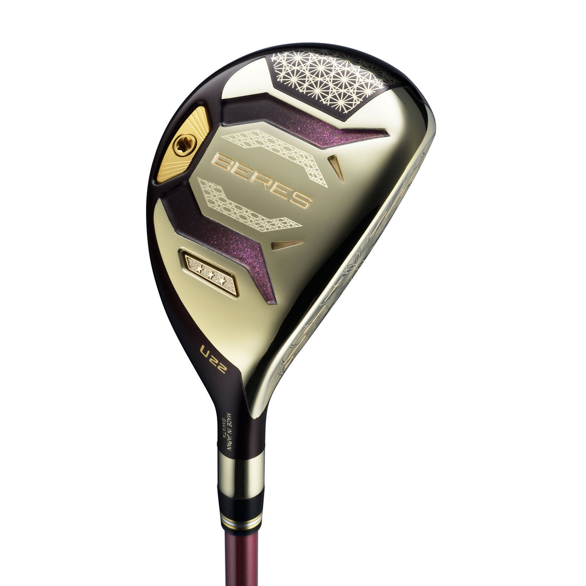Honma BERES 10 Three-Star Ladies Package Set – 10-Piece with 24K Gold Accents, Custom Built in Japan