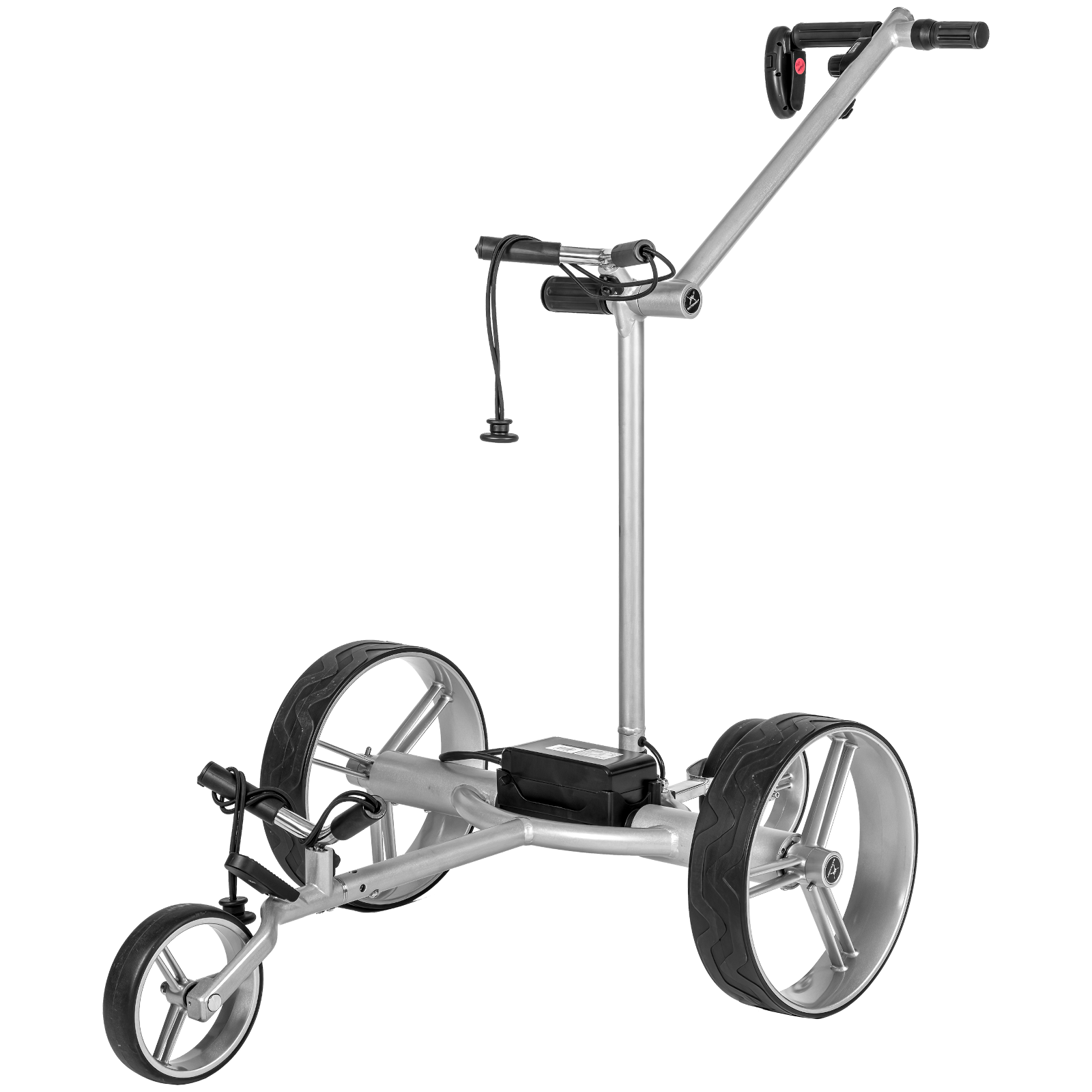 BatCaddy EVO II Remote electric golf caddy on golf course

