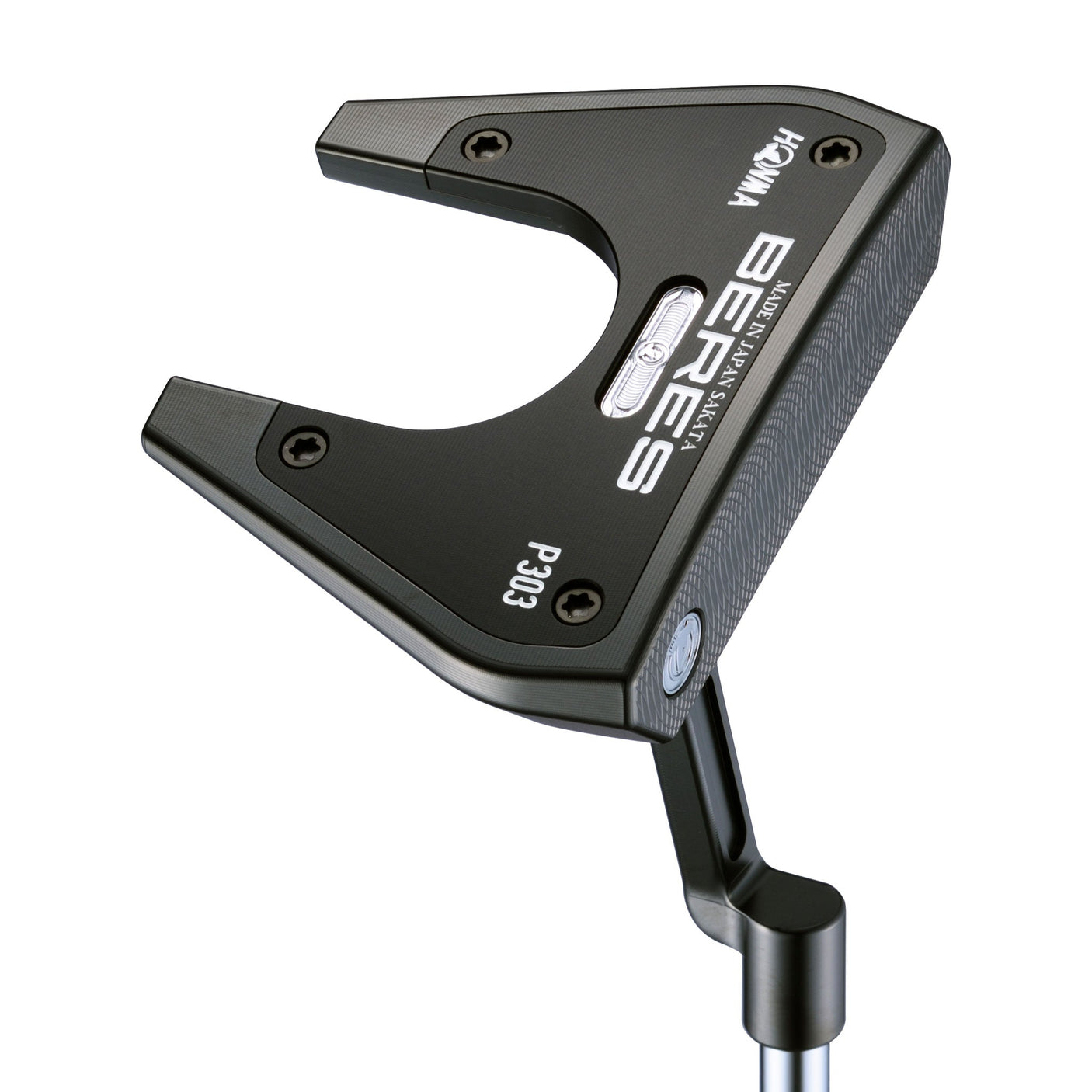 Honma BERES P303 Black Putter – High-MOI Mallet, Custom Built in Japan, ARMRQ FX Shaft Options