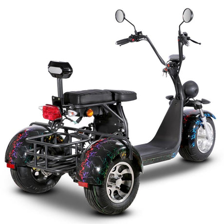 SoverSky T7.1/T7.2 Electric Fat Tire Trike – 2 kW Motor, Up to 25 mph, 70-Mile Range