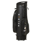 Malbon x Honma black cart golf bag