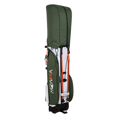 Malbon x Honma green stand golf bag