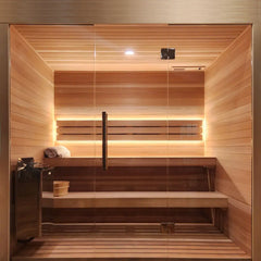 Carbon Smart™ 3' x 4' x 8' Thermo Poplar Indoor Sauna Room Kit