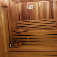 Carbon Smart™ 3' x 4' x 8' Thermo Poplar Indoor Sauna Room Kit