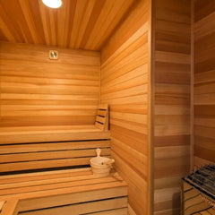 Carbon Smart™ 3' x 4' x 8' Thermo Poplar Indoor Sauna Room Kit