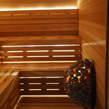 Custom Indoor Sauna Room - 7' x 9' x 8' - Finnish Sauna Builders