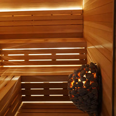 Carbon Smart™ 3' x 4' x 8' Thermo Poplar Indoor Sauna Room Kit
