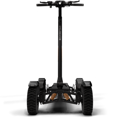 CycleBoard X-Quad 3000 Off-Road Electric Scooter – 4-Wheel, 27 MPH, 50-Mile Range, Full Suspension