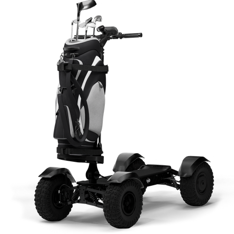 CycleBoard X-Quad 3000 Golf – Single-Rider Electric Golf Vehicle, Turf-Friendly, Golf Bag Mount