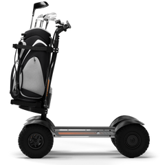 CycleBoard X-Quad 3000 Golf custom golf bag mount – secure top and bottom club carrier for single-rider golf vehicle