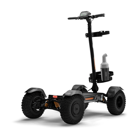CycleBoard X-Quad 3000 Golf – Single-Rider Electric Golf Vehicle, Turf-Friendly, Golf Bag Mount