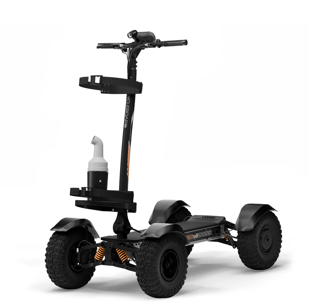 CycleBoard X-Quad 3000 Golf – Single-Rider Electric Golf Vehicle, Turf-Friendly, Golf Bag Mount