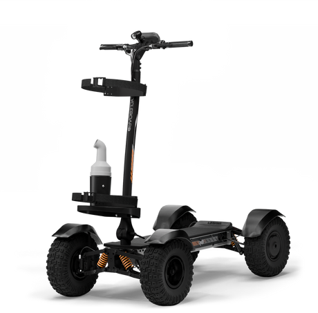 CycleBoard X-Quad 3000 Golf – Single-Rider Electric Golf Vehicle, Turf-Friendly, Golf Bag Mount