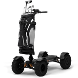 CycleBoard X-Quad 3000 Golf single-rider electric golf vehicle side view – turf-friendly four-wheel golf cart alternative