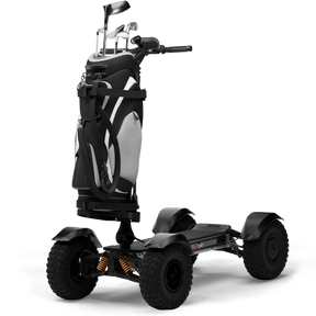 CycleBoard X-Quad 3000 Golf single-rider electric golf vehicle side view – turf-friendly four-wheel golf cart alternative
