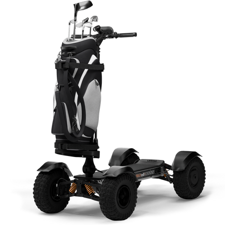 CycleBoard X-Quad 3000 Golf single-rider electric golf vehicle side view – turf-friendly four-wheel golf cart alternative
