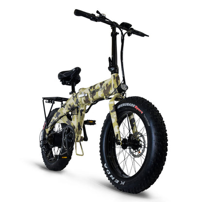 JupiterBike Defiant Fat Tire Folding Electric Bike