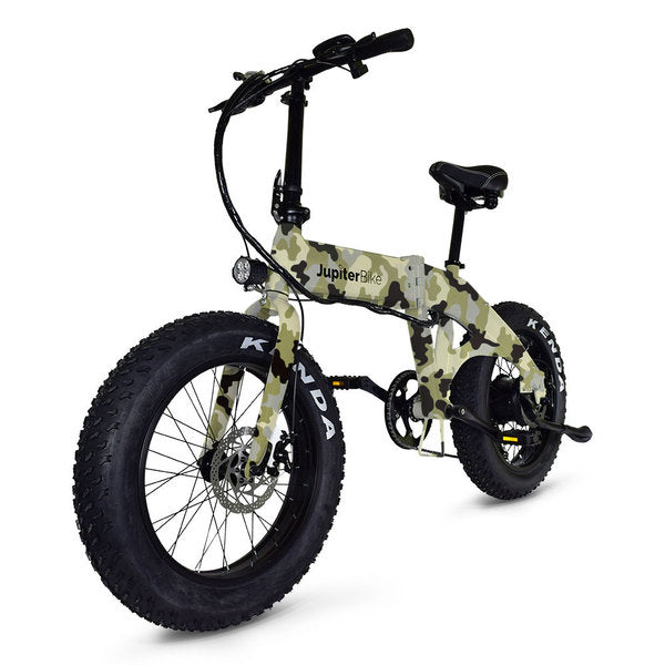 JupiterBike Defiant Fat Tire Folding Electric Bike