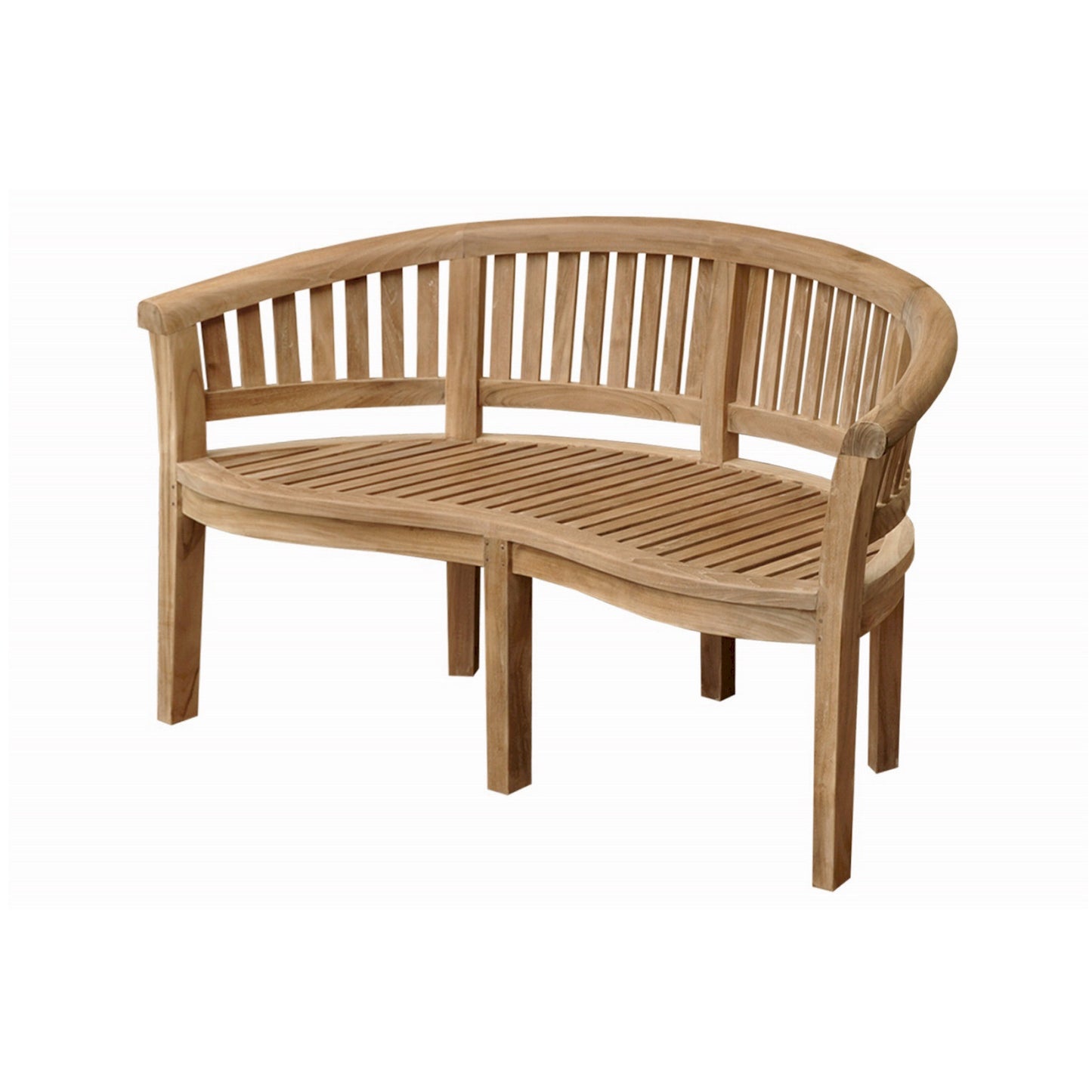 Anderson Teak Curve 3-Seater Extra Thick Bench [BH-005CT]