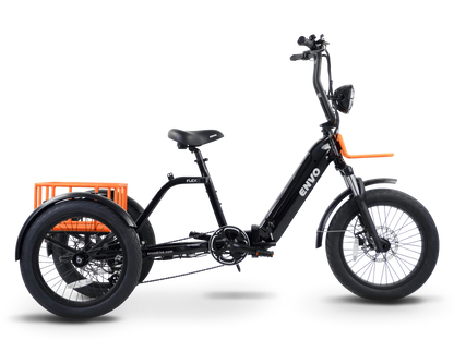 ENVO Flex Trike — Fat Tire Electric Adult Trike (Foldable, Differential RWD)