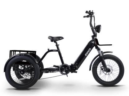 ENVO Flex Trike — Fat Tire Electric Adult Trike (Foldable, Differential RWD)