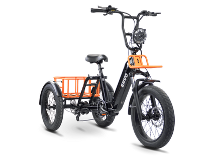 ENVO Flex Trike — Fat Tire Electric Adult Trike (Foldable, Differential RWD)