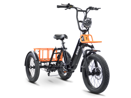 ENVO Flex Trike — Fat Tire Electric Adult Trike (Foldable, Differential RWD)