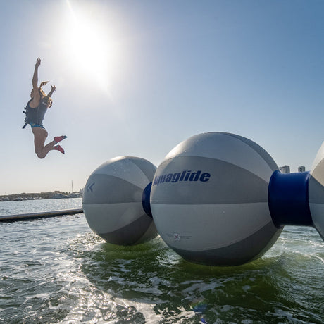 Aquaglide Helix Inflatable Aquapark Obstacle – Balance, Jump, 8-Person Capacity