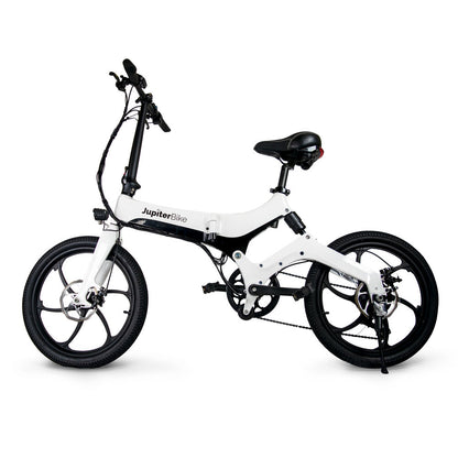 Folding electric bike with rear suspension