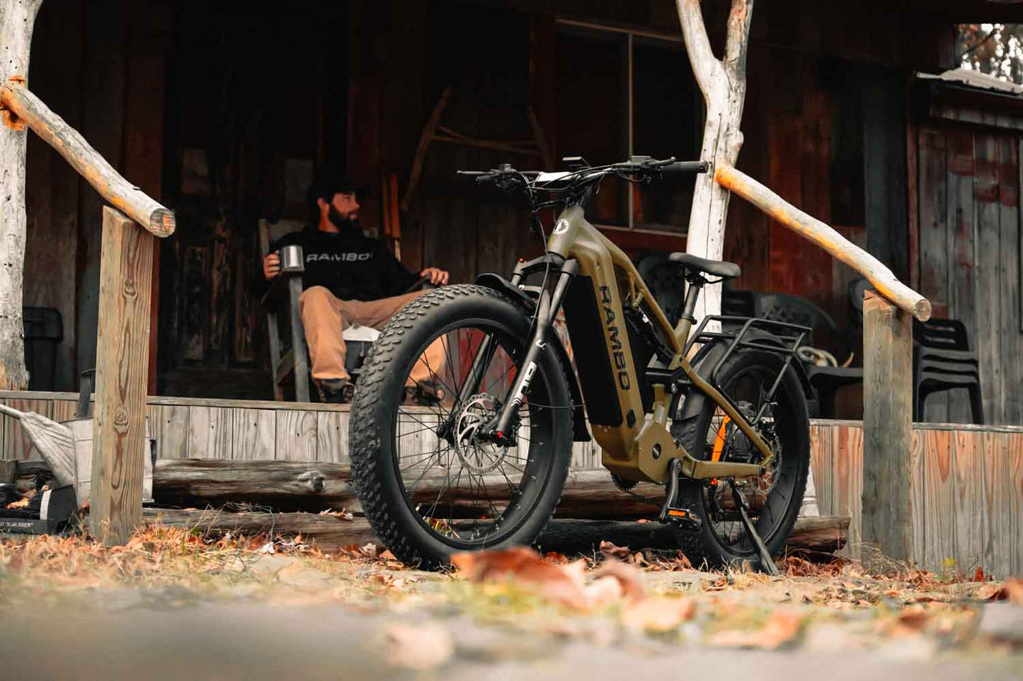 Rambo Bikes 1000W Dominator HD Full Suspension Electric Bike